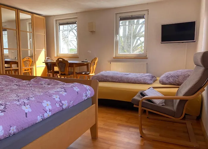 Ferienzimmer Oelhaf Zimmer In Weiss Self Check-In Mit Key-Tresore
