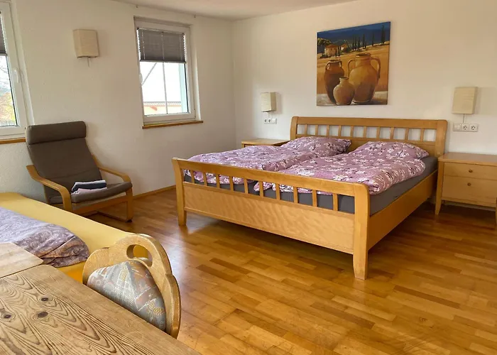 Ferienzimmer Oelhaf Zimmer In Weiss Self Check-In Mit Key-Tresore
